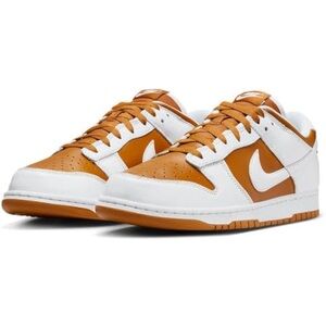 Dark curry white mens nike dunks burnt orange
